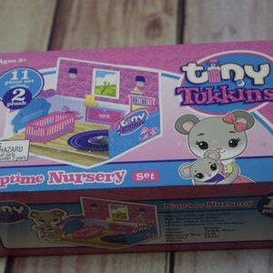Tiny Tukkins Naptime Nursery Playset with Plush